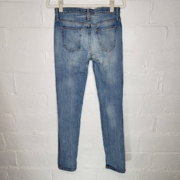 Current Elliott Women's Size 25 Jeans The Traveler Button Fly Distressed - Picture 2 of 6